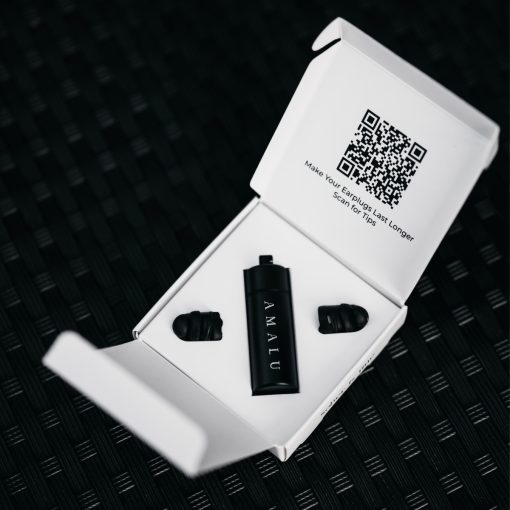 Amalu-Music-Earplugs-inside-white-box-on-black-background